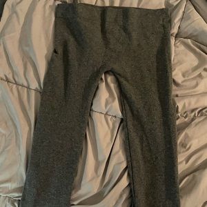 Grey thick leggings